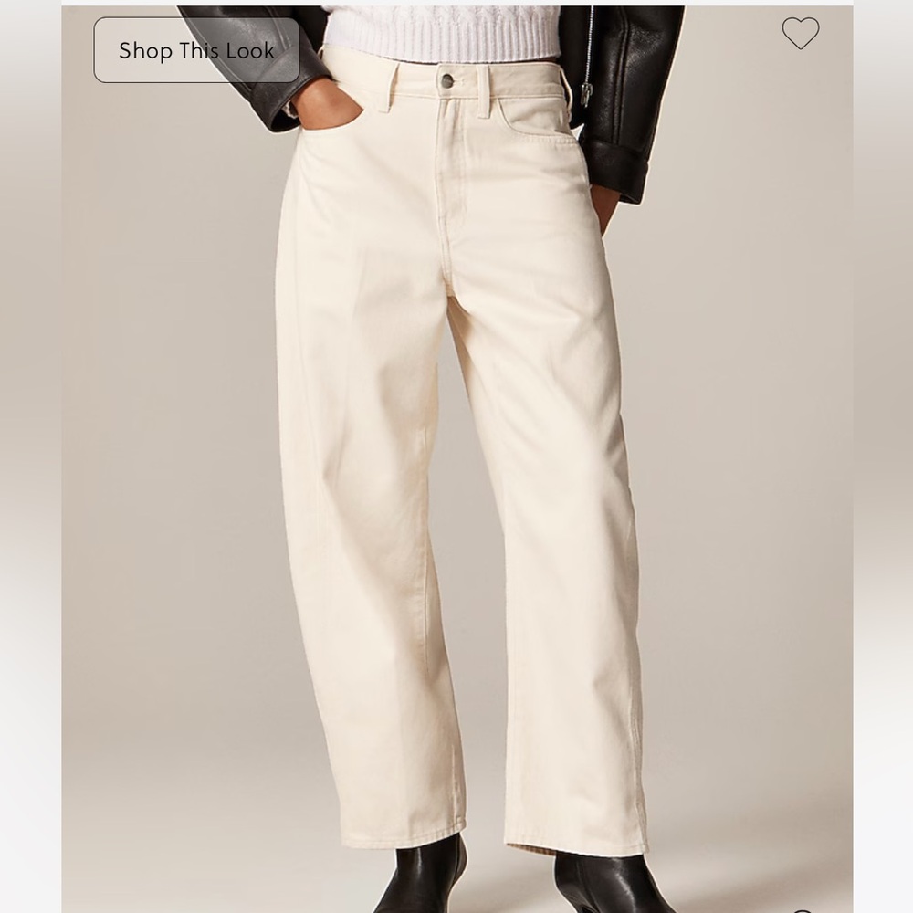 J. Crew Barrel-Leg Jeans